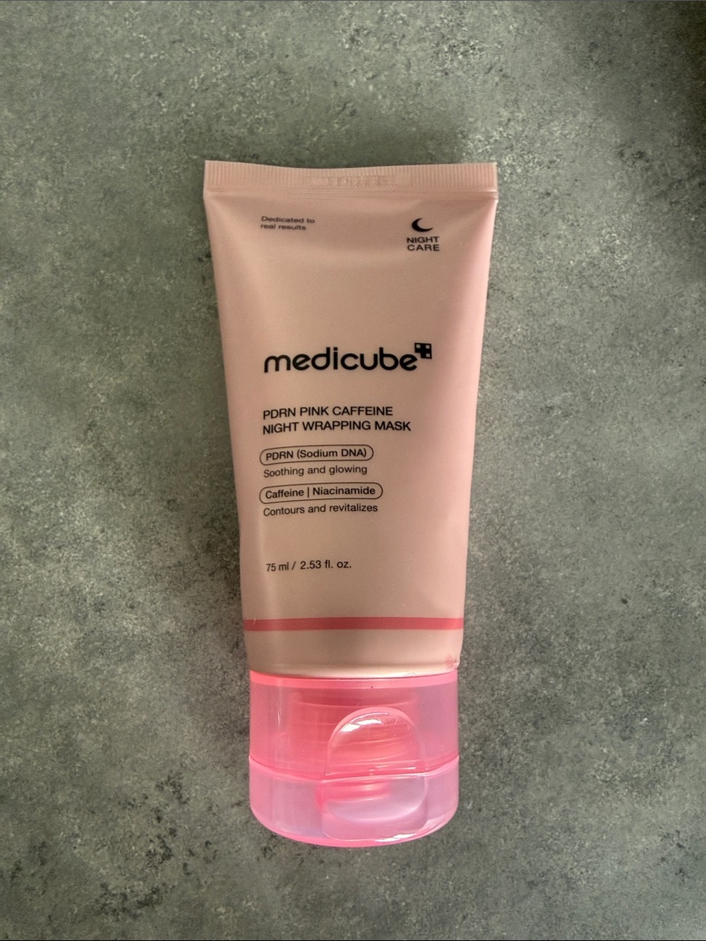 Medicube PDRN Pink Caffeine Night Wrapping Mask - Pink